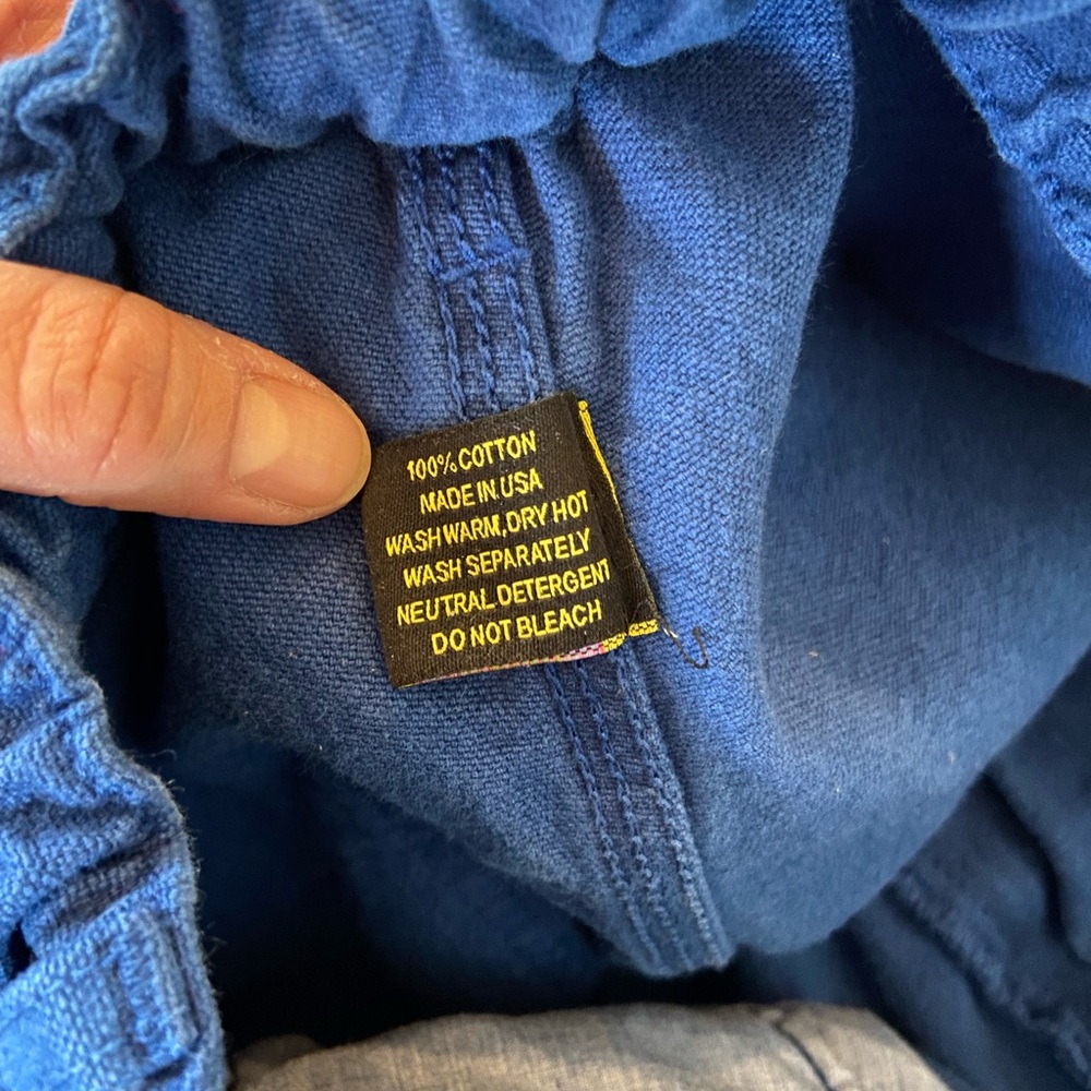 Blue High-Waist Relaxed Cargo Pants - Picture 6 of 8